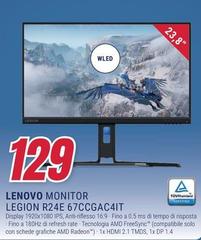 Lenovo - Monitor  Legion R24e 67cggac4it