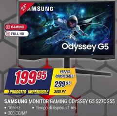Samsung - Monitor Gaming Odyssey G5 S27CG55
