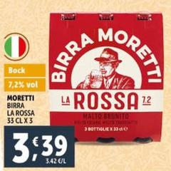 Moretti - Birra La Rossa
