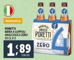 Birrificio Angelo Poretti - Birra 4 Luppoli Analcolica Zero