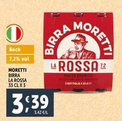 Moretti - Birra La Rossa