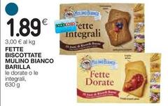 Barilla - Fette Biscottate Mulino Bianco