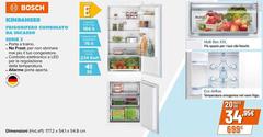 Bosch - KIN86NSE0 Frigorifero Combinato Da Incasso Serie 2