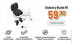 Samsung - Galaxy Buds FE Cuffie Wireless In-ear Musica/Giornaliera Bluetooth Bianco