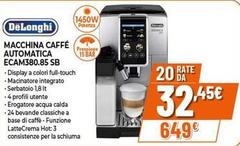 De Longhi - Macchina Caffè Automatica Ecam380.85 SB