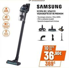 Samsung - Scopa Ric. S/Sacco Vs20c852ftb Jet 85 Premium