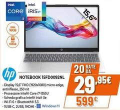 HP - Notebook 15FD0092NL