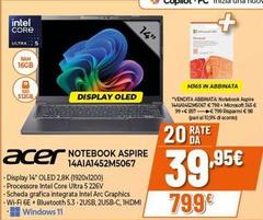 Acer - Notebook Aspire