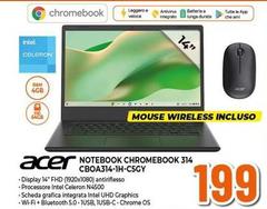 Acer - Notebook Chromebook 314 CBOA314-IH-C5GY