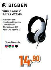 Bigben interactive - Cuffia Gaming V7 Per Pc E Console