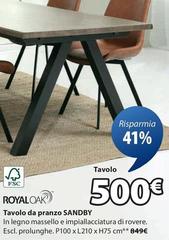 Royal - Tavolo Da Pranzo Sandby