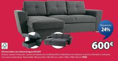 Detergente Letto Con Chaise Longue