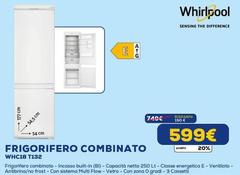 Whirlpool - Frigorifero Combinato WHC18 1332