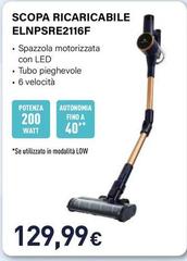 Electroline - Scopa Ricaricabile ELNPSRE2116F