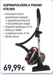 Electroline - Aspirapolvere A Traino ETE800