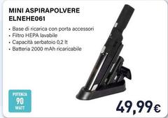 Electroline - Mini Aspirapolvere ELNEHE061