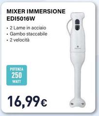Electroline - EDI5016W Frullatore Frullatore Ad Immersione 250 W Bianco