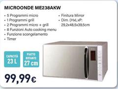 Electroline - Microonde ME238AKW