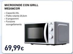 Electroline - Microonde Con Grill ME208COR