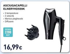 Electroline - Asciugacapelli ELNERYHD559K 