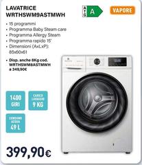 Electroline - Lavatrice WRTHSWM8ASTMWH 