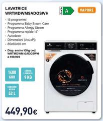 Electroline - Lavatrice WRTMDWM9ADOSWH 