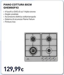 Electroline - Piano Cottura 60cm GHEM60F43