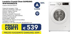 Samsung - Lavatrice Crystal Clean WW11DG8B2STE