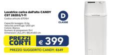 Candy - Lavatrice Carica dall'Alto CST 282D2/1-11