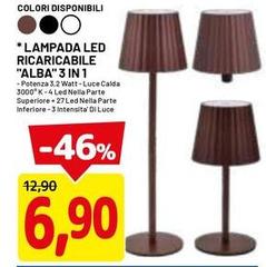Lampada Led Ricaricabile 