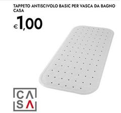Casa - Tappeto Antiscivolo Basic Per Vasca Da Bagno