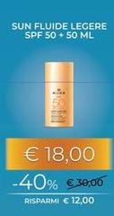Nuxe - Sun Fluide Legere Spf 50+50