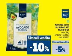 Metro chef - Avocado A Cubi Iof Surgelato