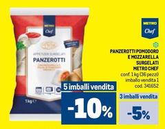 Metro chef - Panzerotti Pomodoro E Mozzarella Surgelati
