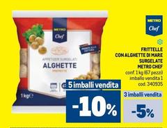 Metro chef - Frittelle Con Alghette Di Mare Surgelate