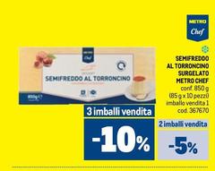 Metro chef - Semifreddo Al Torroncino Surgelato