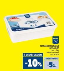 Metro chef - Formaggio Spalmabile
