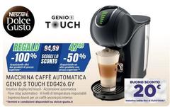 Nescafé - Macchina Caffè Automatica Genio S Touch EDG46. GY