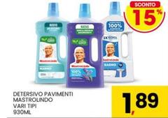 Detersivo Pavimenti
