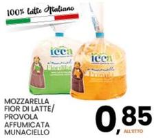 Mozzarella Fior Di Latte/ Provola Affumicata Munaciello