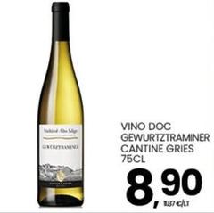 Cantinè - Vino DOC Gewurtztraminer