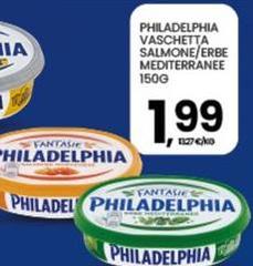 Philadelphia - Vaschetta Salmone/Erbe Mediterranee
