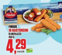 Findus - 18 Bastoncini Di Merluzzo