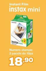 Instax - Numera Stampe: 2 Pacchi Da 10pz