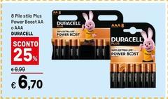 Duracell - Pile Stilo Plus Power Boost AA O AAA