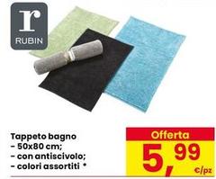 Rubino - Tappeto Bagno