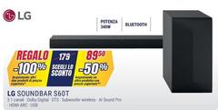 LG - Soundbar S60T 
