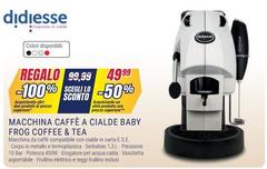 Didiesse - Macchina Caffè A Cialde Baby Frog Coffee & Tea