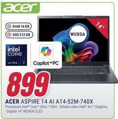 Acer - Aspire 14 AI A14-52M-740X