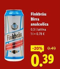 Finkbrau - Birra Analcolica